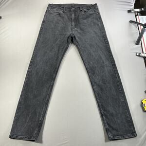 Levi's Men's Black 505 Straight Jeans Men's 36x34 Stretch